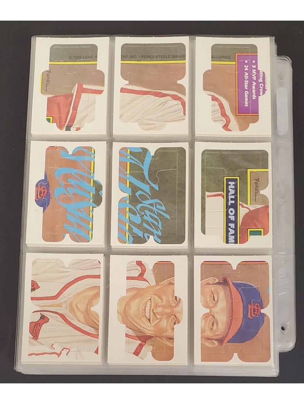 VTG 200x Donruss Baseball Puzzle Cards Set 1982 Stan Musial St. Louis Cardinals